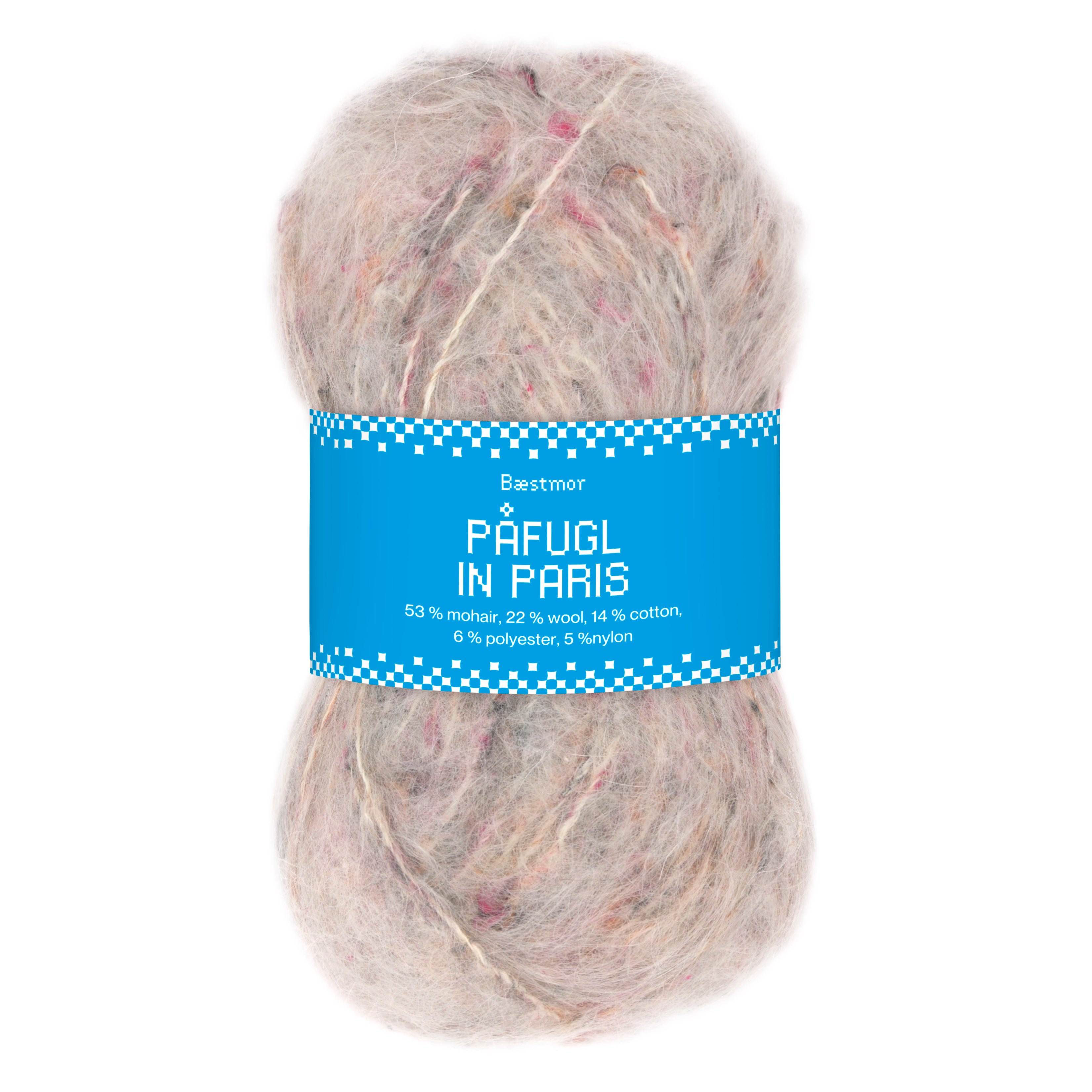 Påfugl in Paris-Pink Tweed - 7969