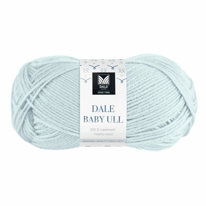 Baby Ull Lys Blå - 8558