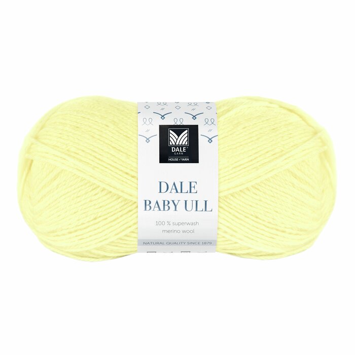 Baby Ull Lys Gul - 8552