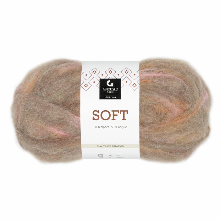 Soft Mørk Beige Rosa Mix - 737
