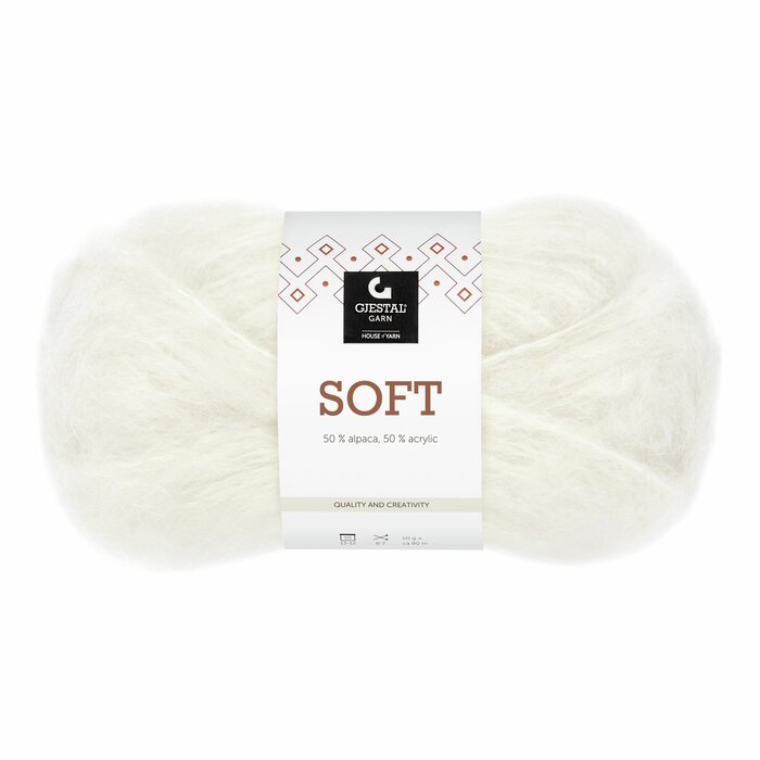 Soft hvit - 700