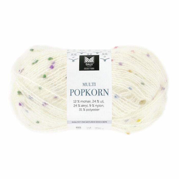 Multi Popcorn Hvit - 501