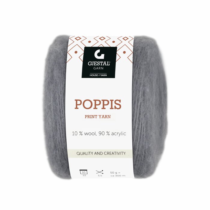 Poppis Mørk Grå - 202