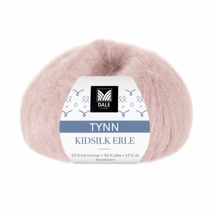 Tynn Kidsilk Erle Pudderrosa  - 4040