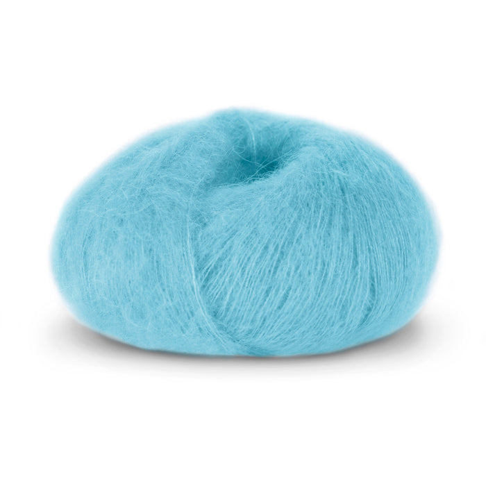 Tynn Kidsilk Erle Karibisk Blå - 4042