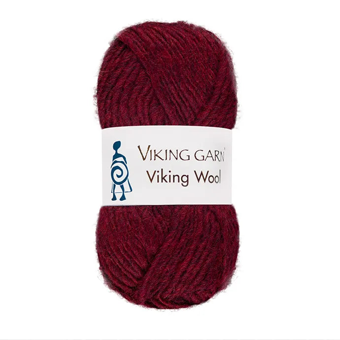 Viking Wool Mørk Rød - 555