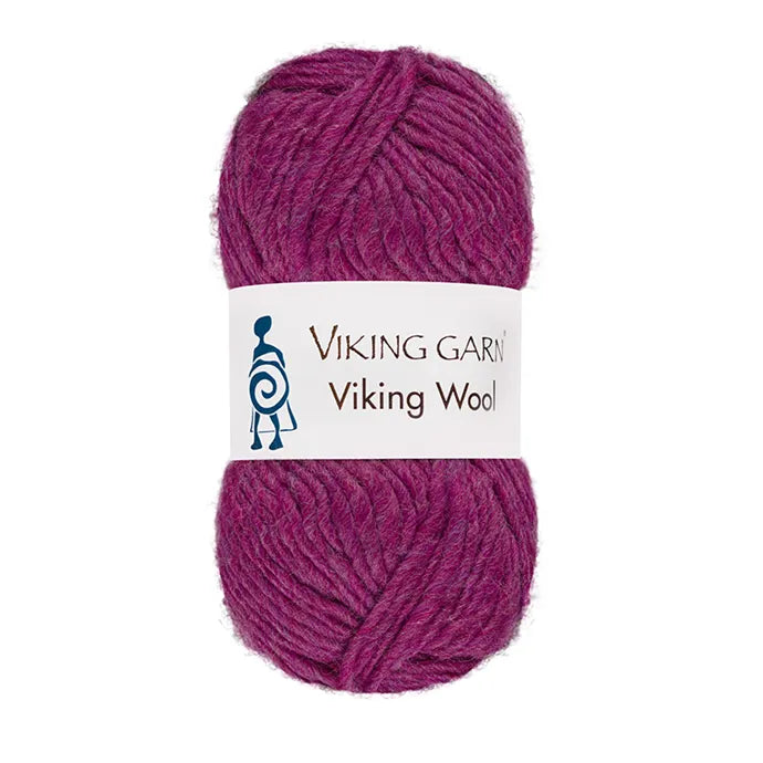 Viking Wool Mørk Rosa - 566
