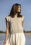 Vire topp beige