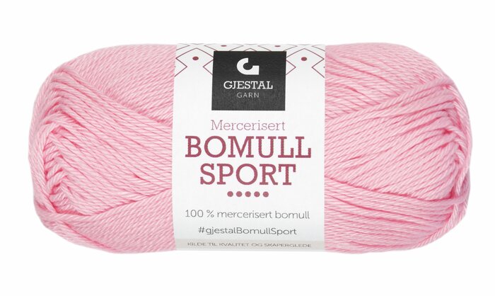 Bomull Sport Lys Rosa - 323