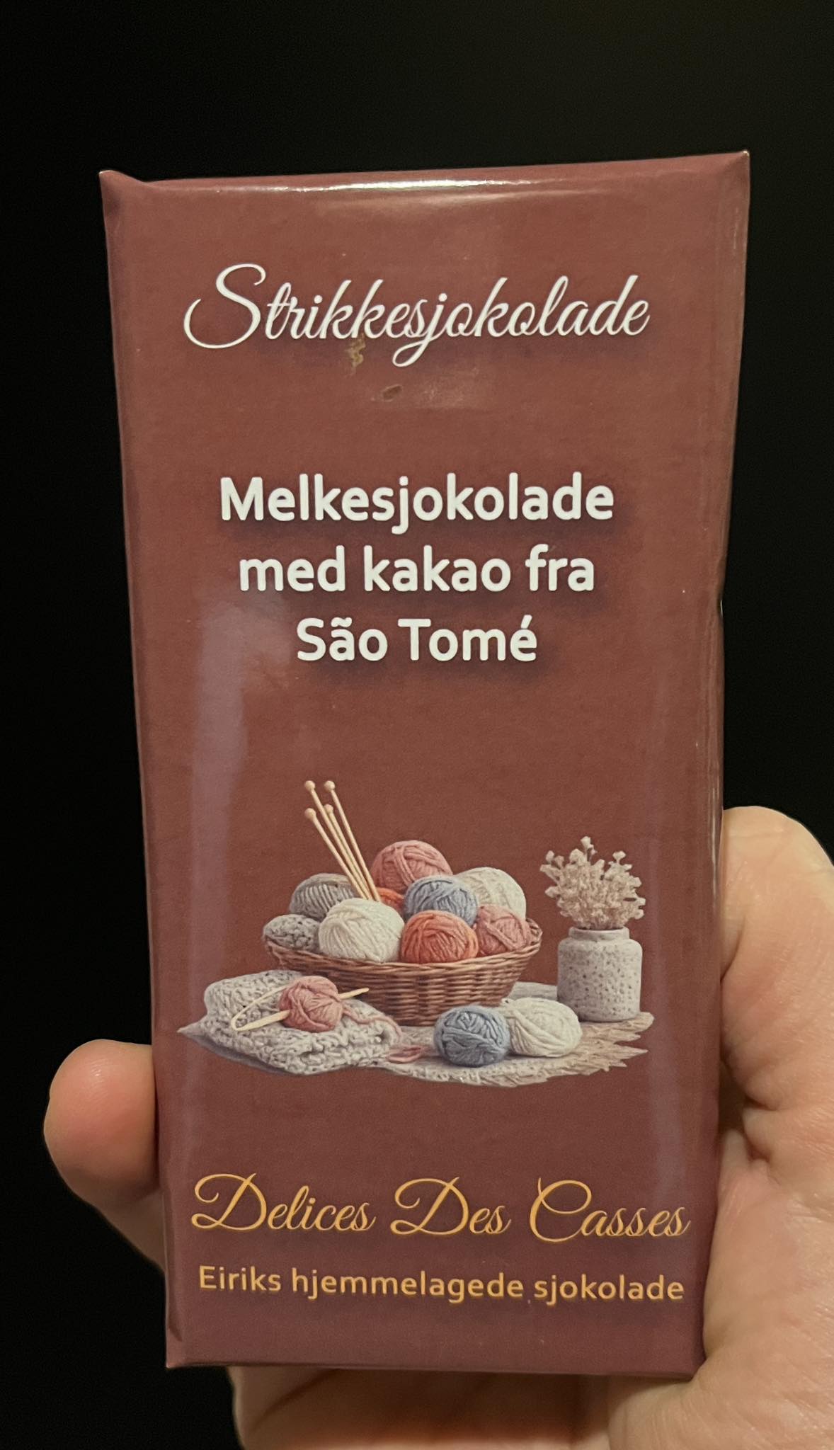 Strikkesjokolade
